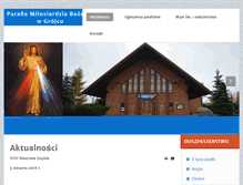 Tablet Screenshot of milosierdzie.grojec.eu
